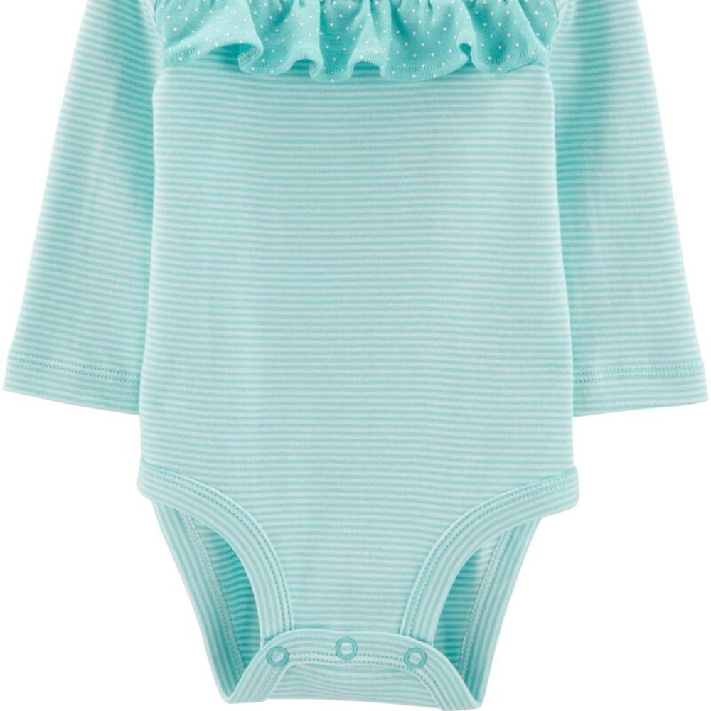 Striped Ruffle Collectible Bodysuit - Picture 2 of 2